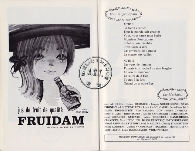 Les programmes de Théatre de l\